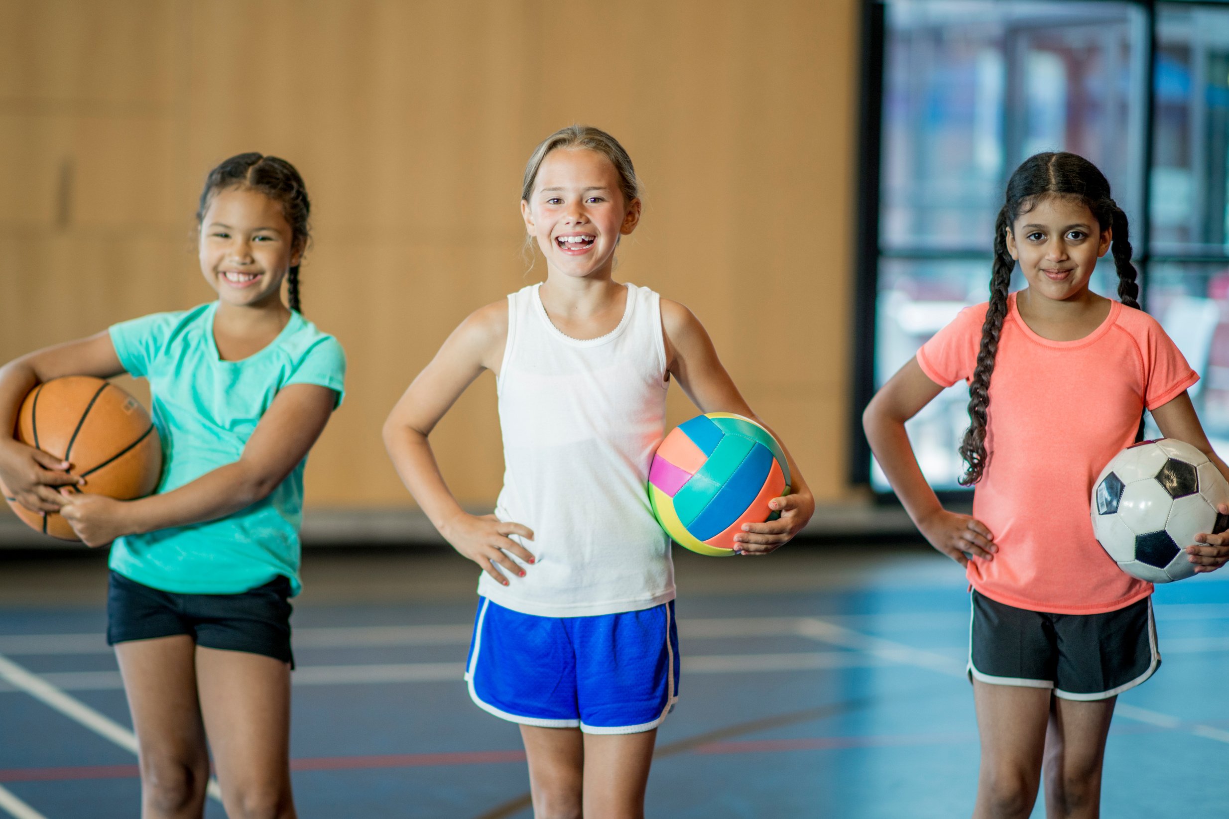 Girls Playing Sports